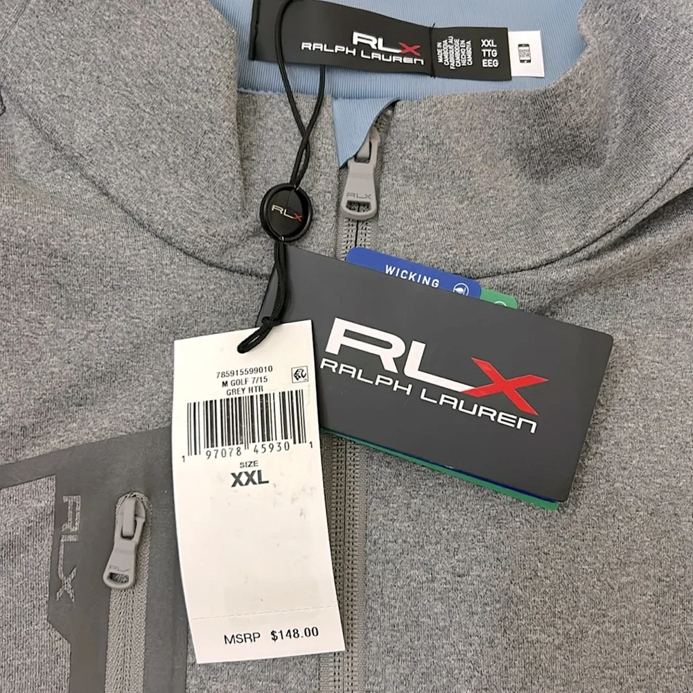 NWT Polo Ralph Lauren RLX Golf Performance Stretch Luxury Jersey Pullover - Picture 6 of 7